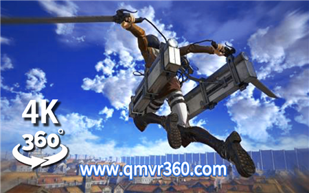 360°全景VR视频：进击的巨人_艾伦飞行卡通动画VR4K 1021-06