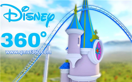 360°全景VR视频：迪士尼过山车VR游乐场卡通过山车体验_超清 4K 1024-10