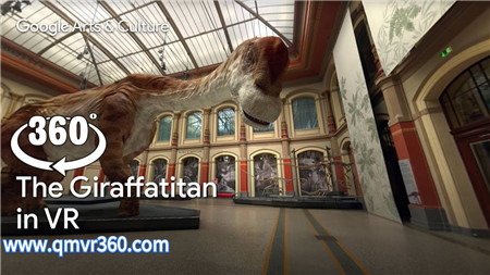 360°全景VR视频：柏林自然博物馆复活布氏腕龙VR_超清 4K-1102-05