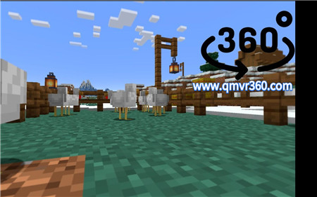 360°全景VR视频：变成我的世界游戏里的鸡 鸡哥有点矮呀–VR-全景视频 超清4k  1129-18