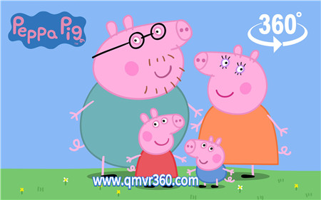 360°全景VR视频：小猪佩奇全景之家VR儿童动画片_高清 1080P-1115-05