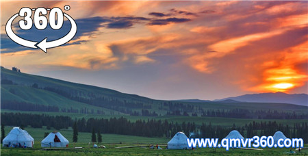 360°全景VR视频：新疆伊犁拉拉提风景名胜区VR全景新疆大草原旅游旅行VR 超清4K 1205-11