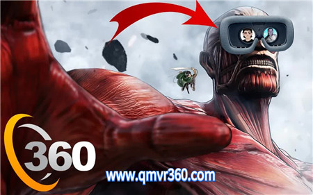 360°全景VR视频：进击的巨人VR感受超大巨人的压迫感 超清4K 1205-03