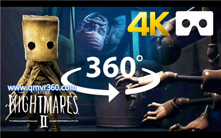 360°全景VR视频：小小梦魇2逃离恐怖医院VR惊悚刺激全景游戏视频逃离博士 超清4K 1220-02