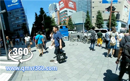360°全景VR视频：带你逛日本秋叶原街景VR旅游日本全景视频 超清4K 0501-07