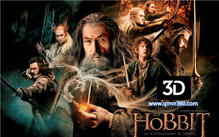3D电影《霍比特人2.史矛革之战》3D左右格式VR版 1080P 中文字幕