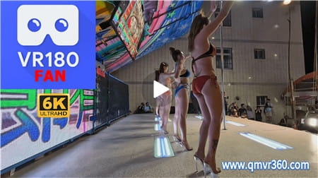 180°全景VR视频：台湾低俗舞台表演《小佩–从前的台湾江府》VR台湾比基尼美女跳舞演出 超清6K 0415-24