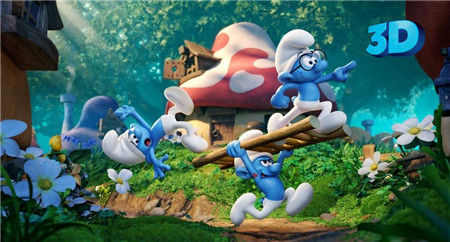 3D动画《蓝精灵》左右分屏格式 高清 百度网盘 下载