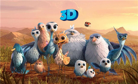 3D动画《金翅雀》3D电影 左右分屏格式 百度网盘下载 VR3D电影下载