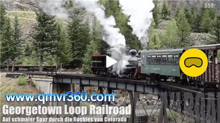 3D空间VR视频：乔治城环线铁路 大空间视频 美国铁路VR 视频 高清4K 0121-10