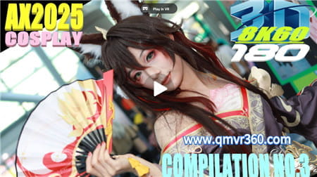 180°+3D全景VR视频：2025年洛杉矶动漫博览会VR欧美国漫展coser美女拍摄 超清8k 0120-63