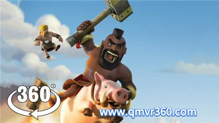 360°全景VR视频：部落冲突：野猪骑士VR版皇室战争部落战争_超清 4K 1021-01