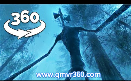 360°全景VR视频：恐怖来袭VR拿枪攻击怪物恐怖场景 惊悚视频_高清 1080P 1027-06