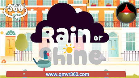 360°全景VR视频：治愈动画VR聚光灯故事：风雨无阻 专治网抑云温情动画VR_超清 4K 1031-08