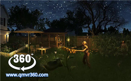 360°全景VR视频：植物大战僵尸VR版 第一次视角植物大战僵尸 高清4K 1108-08