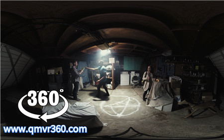 360°全景VR视频：鬼屋招魂你敢吗？VR超自然现象恐怖惊悚视频_超清 4K- 1107-15