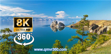 360°全景VR视频：蒙古贝加尔湖VR风景区-世界上最深的湖泊 超清8K 1115-21