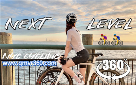 360°全景VR视频：纽约NEXT LEVEL公路车骑行减压热血BGM VR骑行美国哈德逊河公园绿道 超清8k 0311-10
