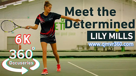 360°全景VR视频：奥运会网球运动员的日常VR奥林匹克网球训练全景视频 超清6K 0519-01