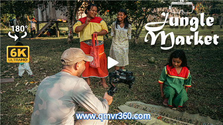 180°全景VR视频：沉浸在大自然中：探索厄瓜多尔丛林深处的锡奥纳村VR原始森林 超清6K 1226-16