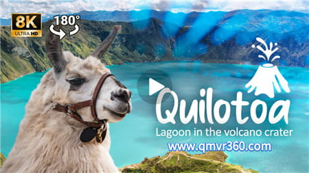 180°全景VR视频：探索厄瓜多尔的火山口湖VR冒险火山湖泊 超清8K 0112-10