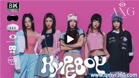 180°全景MR视频：韩国美女跳舞MR通道VR视频 女团热舞MR透明虚拟现实JK百褶裙 超清8K 0111-04