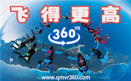 360全景VR视频：飞得更高 跳伞第一视角VR极限运动滑翔飞行 超清4K 0112-01