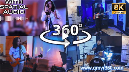 360°全景VR视频：现场音乐会：《To The Bone》，Pamungkas 演唱VR音乐演奏 超清8K 0325-15