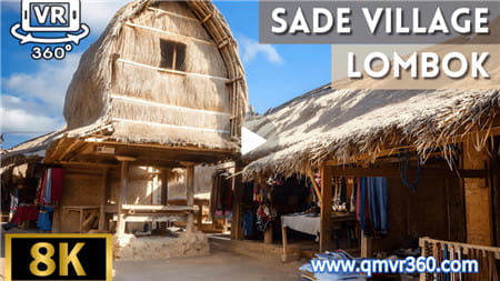 360°全景VR视频：印度尼西亚龙目岛萨德传统村探索旅游VR旅行 超清8K 0325-22