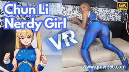 180°全景VR视频：欣赏电子游戏《街头霸王》春丽，书呆子游戏女孩VR二次元美女 超清6K 0325-26