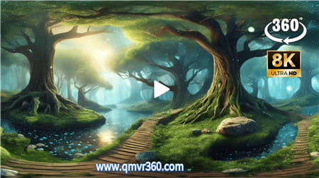 360°全景VR视频：魔幻魔法森林虚拟现实VR神秘森林冒险身临其境 超清8K 0415-20