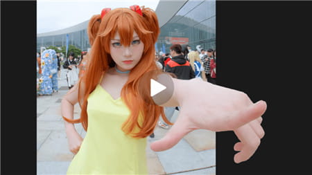 180°全景VR视频：第十五届中国成都世界线漫展cos女孩VR二次元美女 超清8K 0621-19