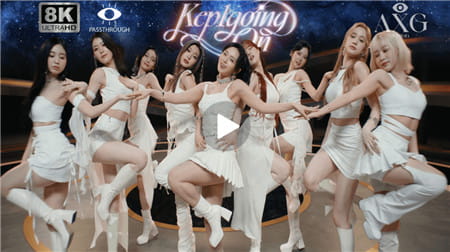 180°全景MR视频：3DMR 韩国女团热舞 女组合美女热舞 透明通道VR全景视频抠像 超清8K 0727-05