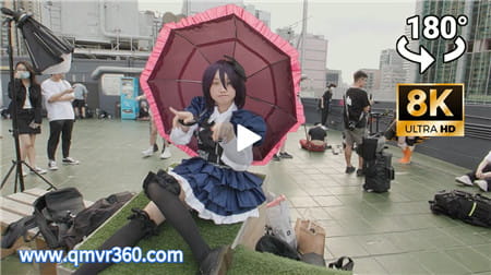 180°全景VR视频： cosplay 特典零壹-月球租客 藍星侵略戰 (3D180 8K50P )HKSP-01-Mzcca 地球入侵战争 超清8K 0718-14