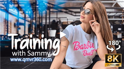 180°全景VR视频：认识 Sammy：从舞池到健身目标 前选美皇后美女 VR全景视频下载 超清8K 0815-08