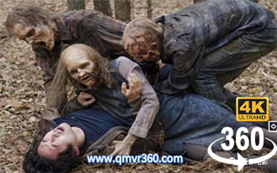 360全景VR视频：在丧尸危机爆发时，作为一名人类活下去！VR恐怖惊悚生化危机全景视频下载 高清4K 0815-21
