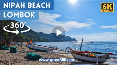 360°全景VR视频：印度尼西亚龙目岛尼帕海滩之旅VR全景旅游视频下载 超清6K 0815-20