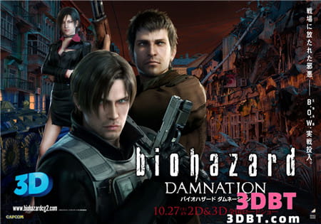 3D动画电影《生化危机：诅咒》3D 左右格式 高清网盘下载 Resident.Evil.Damnation.3D.HSBS.