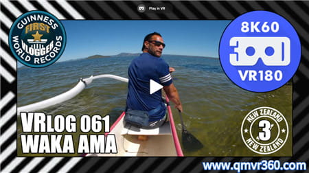 180°全景VR视频：探索新西兰毛利人土著 划船运动员船桨 超清8K 1230-16