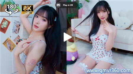 180°全景VR视频：清纯可爱女孩 VR我的白丝女友 丝袜纯情卡哇伊美女 超清8K 0120-39